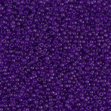 Miyuki rocailles Perlen 15/0 - Dyed transparent red violet 15-1314